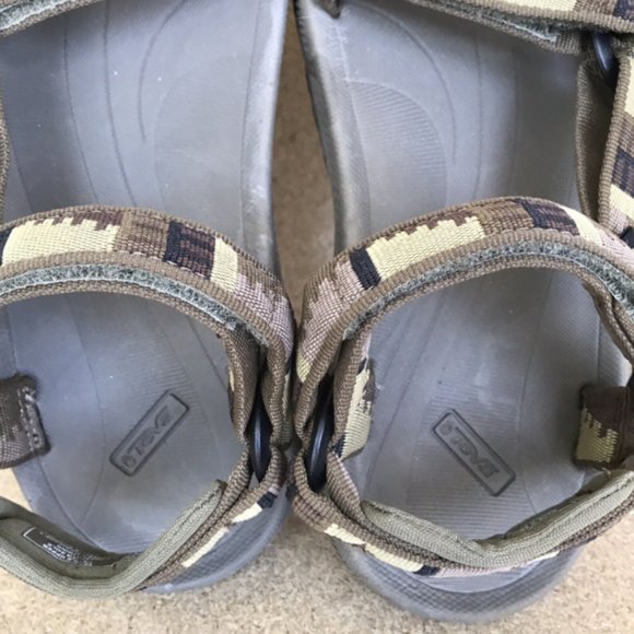 Teva Mens Hurricane XLT 2 Brown/Olive Green 110373J Aztec Pattern NWOT main image 8